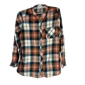 Sonoma XXL Plaid Button-Down Shirt For Men 100% Cotton Made In India